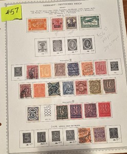 Stamps, Germany-Deutsches Reich 1919-1923 40 Pfennig Airpost Flugpoft