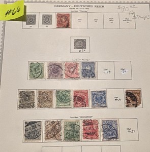 Stamps, Postage Germany-Deutsches Reich 1875 Pfennig Postage