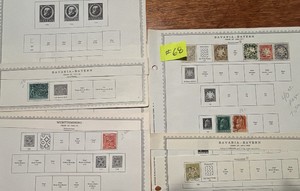 Stamps, Bavaria-Bayern, Wurttemberg 1888 Coat of Arms Postage