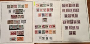 Stamps, Postage Danzig 1921 to 1923 Free The City Coat of arms