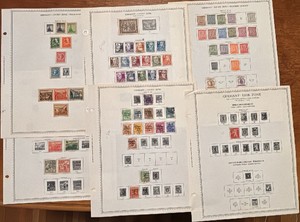 Stamps, Germany-Soviet Zone, USSR Postage Saxony Stadt Berlin Group 1940s Occupation