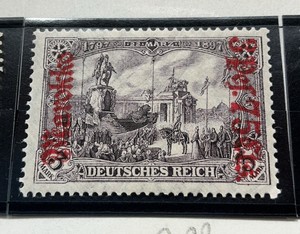 Stamps, German Post offices Abroad Morocco, Deutsches Reich 3 Mark