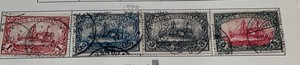 Stamps, German South-West Africa-Deutsch SudwestAfrika 1900 - 1909 Postage Yacht