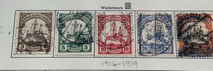 Stamps, German South-West Africa-Deutsch SudwestAfrika 1900 - 1909 Postage Kaiser Yacht