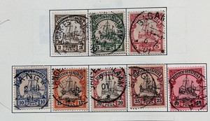 Stamps, German East Africa-Deutsch Ostafrika Imperial Yacht Issue 1905 Pesa