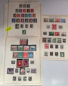 Stamps, Germany-Deutsches Reich Postage 1940s Hitler