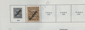 Stamps, Postage Germany-Deutsches Reich 200 Dienftmartz 1925