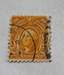 Stamps, US Postage phillipines George Washington 20 Centavos