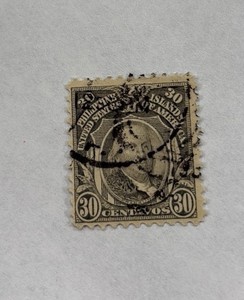 Stamps, US Postage Phillipines 30 Centavos 1914-1918 Benjamin Franklin