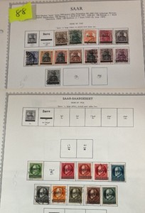 Stamps, SAAR-SAARGEBIET 1920 Territory of the Star Basin