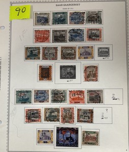 Stamps, SAAR-SAARGEBIET German Postage 1920 Reich