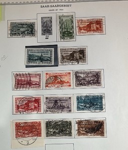 Stamps, SAAR-SAARGEBIET German  1935 Tholey Village