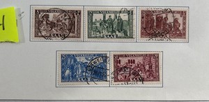 Stamps, SAAR Postage 1950 Volkshilfe Flught into Egypt
