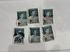 Stamps, Philippines over stamp Jose Rizal 1966