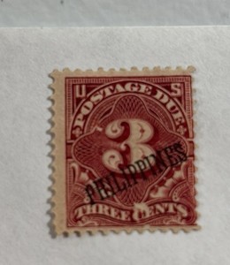 Stamps, Philippines over stamp 1899 US 3 Cent