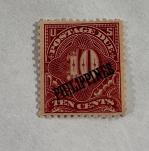 Stamps, Philippines over stamp 1899 US 10 Cent