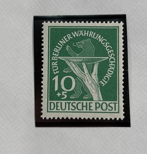 Stamps, Berlin German Postage 1949 Semi Postal Occupied Mi 68