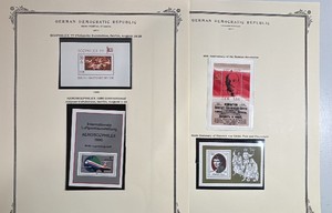 Stamps, German Democratic Republic 1977, 1980 Souvenir Sheets Sozphilex 77, Aerosozphilex , Russian Revolution Anniversary, Heinrich Von Kleist