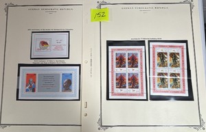 Stamps, German Democratic Republic 1977 Souvenir Sheets German Soviet Friendship Anniversary, Felix EDzershinski, Sozphilex 77, Arts Work
