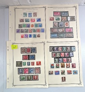 Stamps, German Democratic Republic 1953, 1983 Watermarked Letters and Post Horns DDR