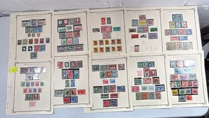 Stamps, German Democratic Republic 1953-1959 Wilhelm Pieck, Five Year Plan,Commemorative, watermarked Quatrefoil, Insects Beatles, Historical Portrait and birds