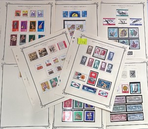 Stamps, German Democratic Republic 1971 Souvenir Sheets Brothers Grimm Fairy Tale, Olympic, Musical Instrument, Karl Marx, Flowers, rocks