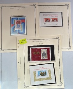 Stamps, German Democratic Republic 1967, 170, 174 Souvenir Sheets, Jahre, Karl Marx, Lenin
