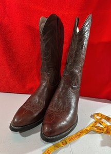 Vintage Mens Leather cowboy boots Durango