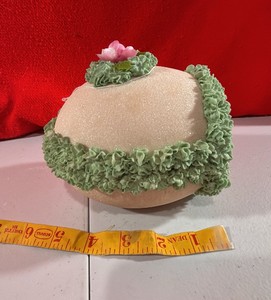 Sugar Green Easter egg Vintage Diorama Holiday