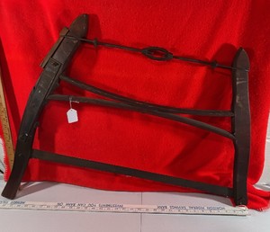 2 Man Wood Haddled antique saw