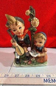 Vintage Ceramic Porcelain Boy Girl Hummel style Figurine