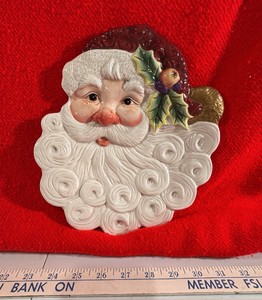 Fitz and Floyd Santa Clause Plate Platter Christmas decor