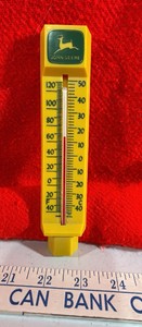 Vintage John Deere thermometer Advertising Plastic
