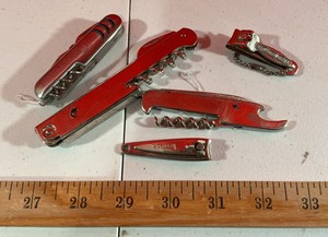 Group clippers, corkscrew Knife misc. Swiss army Style