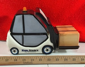Royal Source Advertising Ceramic Car cookie jar