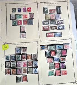 Stamps, German Democratic Republic 1955-1956 Letters and Post Horn, Wilhelm Pleck, 5 Year Plan Series