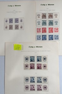 Stamps, Cechy a Morava Postage 1940 1941 Souvenir sheet Antonin Dvorak Bohemia Czechoslovakia