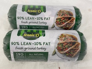 H - Jennie-O Fresh Ground Turkey 90% Lean 3 Lb (Lot of 2)