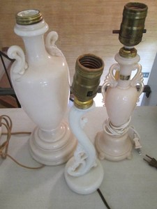 Vintage Aladdin Alacite glass lamp ...