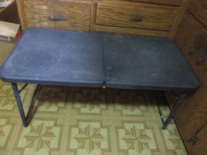 Adjustable height 3ft folding table...