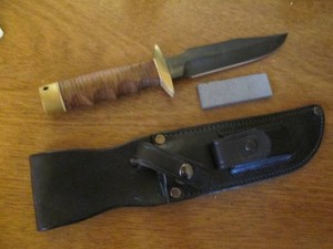 SOA 050 fixed blade boot knife with...