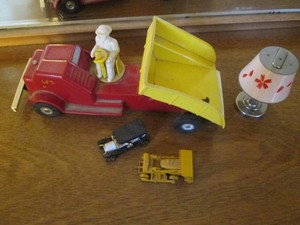 Antique Firefighter truck with dump...