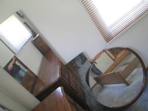 Lot of assorted size and shape mirr...