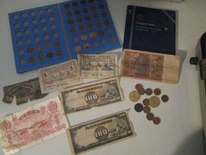 Vintage Foreign currency plus misc ...