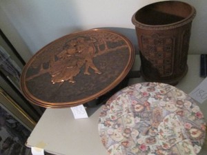 Metal Wall plate, decorative hat bo...