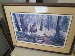 Wildlife print Signed, numbered and...