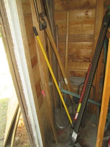 Hi-lift jack, post hole pounder, pi...