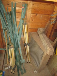 Tripod style sprinklers, t-posts, w...