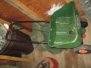 Scotts push along lawn spreader...