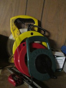 200ft measuring reel and wire pulli...